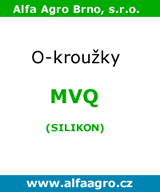 O-kroužky MVQ O-kroužky MVQ